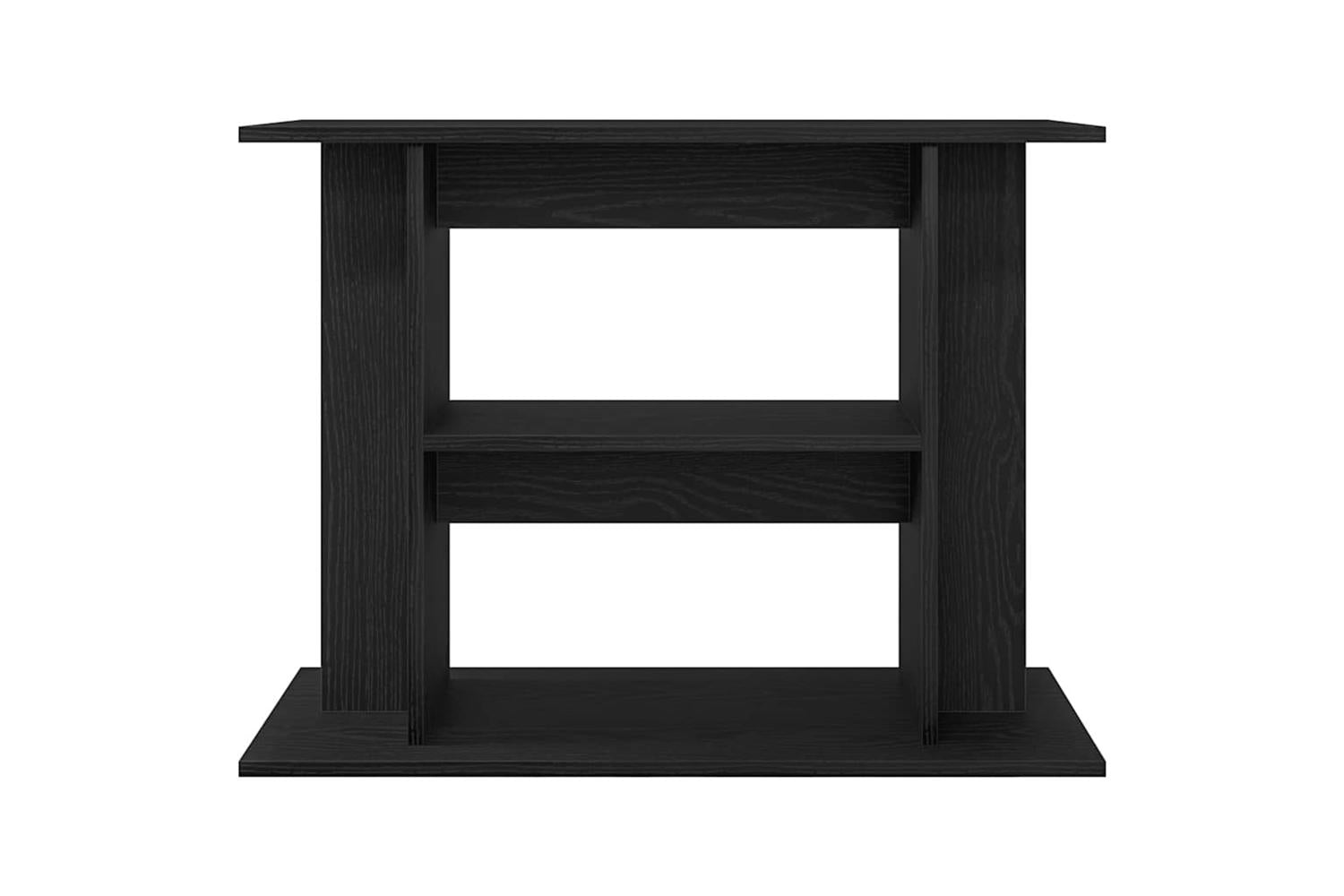 Vidaxl Aquarium Stand Black Oak 80x35x60 Cm Engineered Wood-5