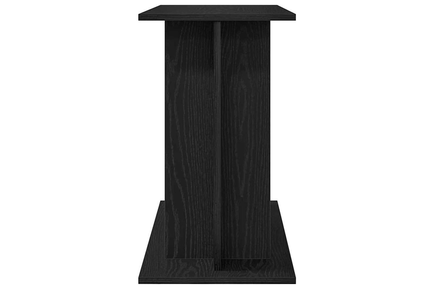 Vidaxl Aquarium Stand Black Oak 80x35x60 Cm Engineered Wood-6