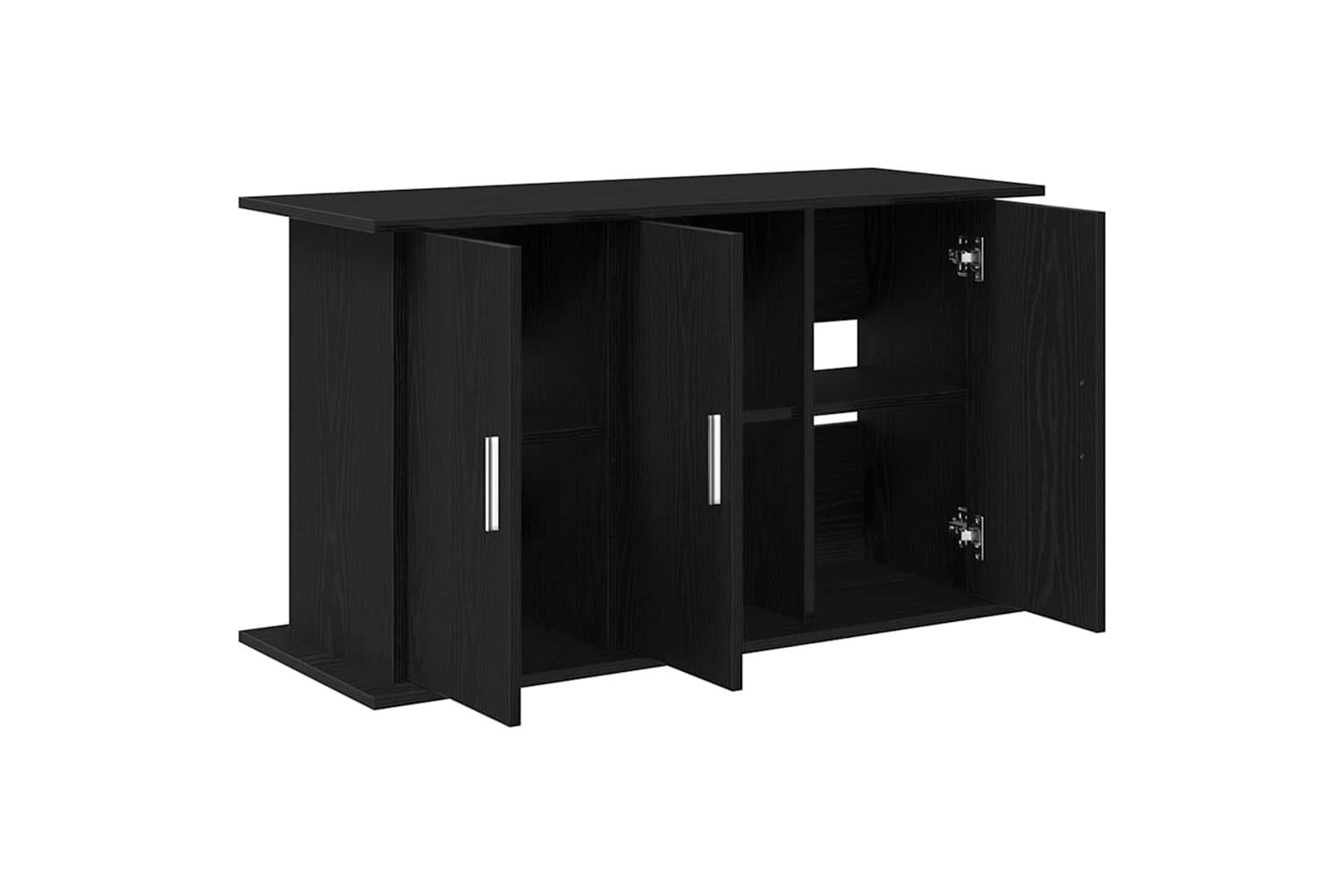 Vidaxl Aquarium Stand Black Oak 101x41x58 Cm Engineered Wood-5