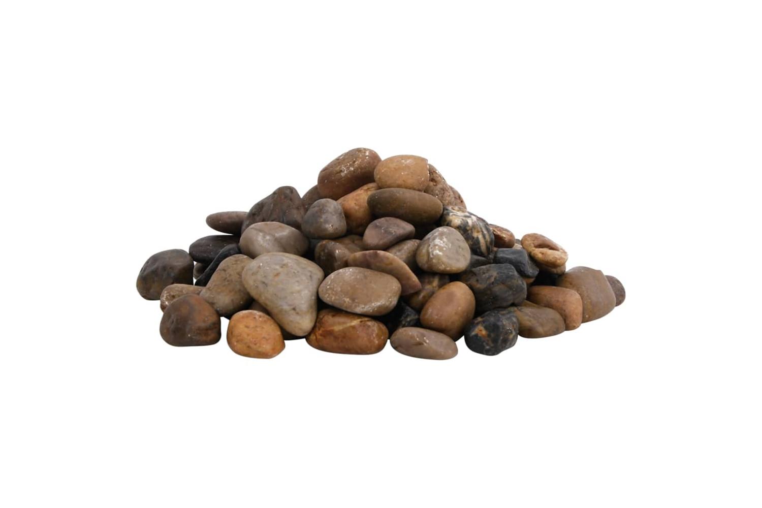 Vidaxl Polished Pebbles 25 Kg Mixed Colour 2-5 Cm-2