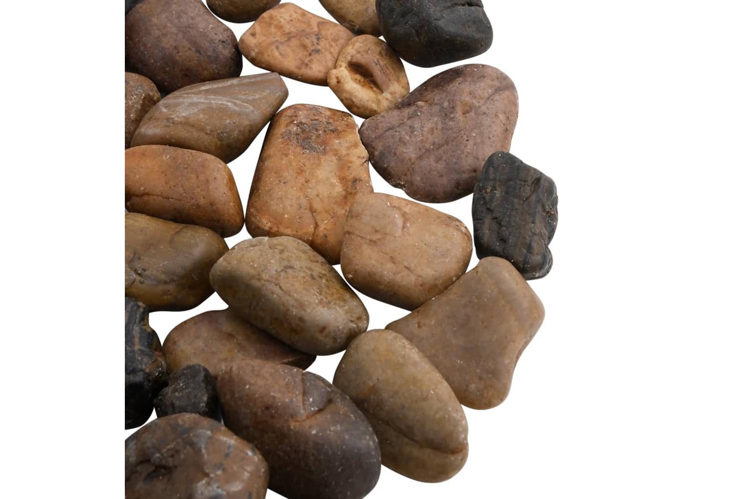 Vidaxl Polished Pebbles 25 Kg Mixed Colour 2-5 Cm-5