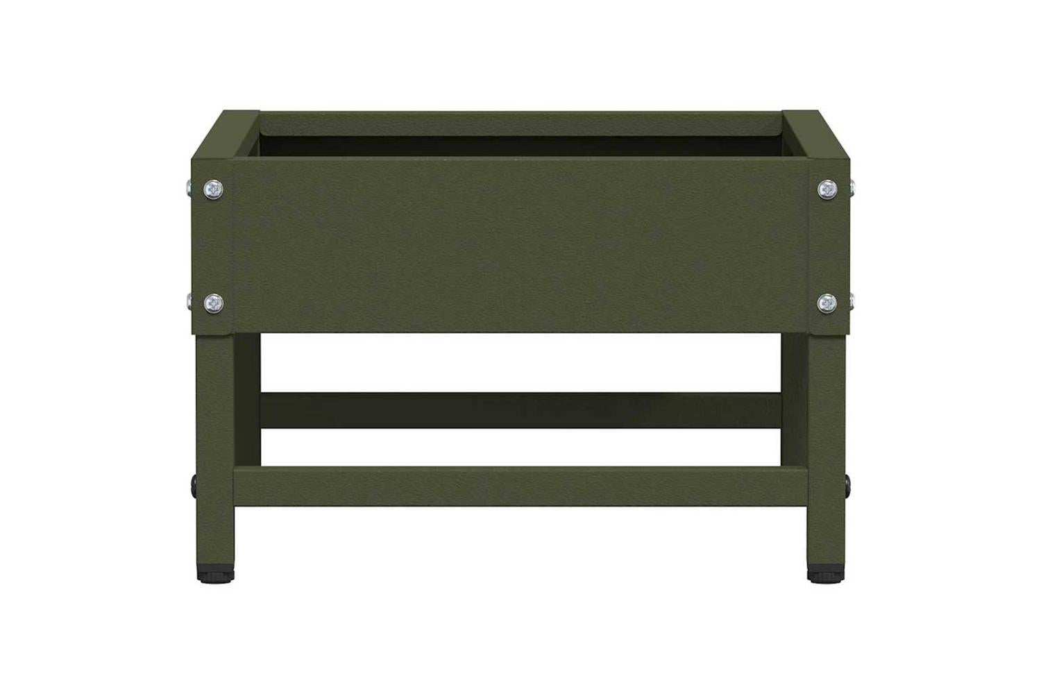 Vidaxl Bird Feeder Olive Green 34 X 26 X 16 Cm Cold-rolled Steel-8