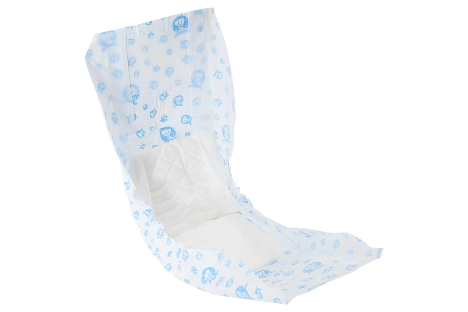 Vidaxl Disposable Dog Diaper Male 50 Pcs White S-5