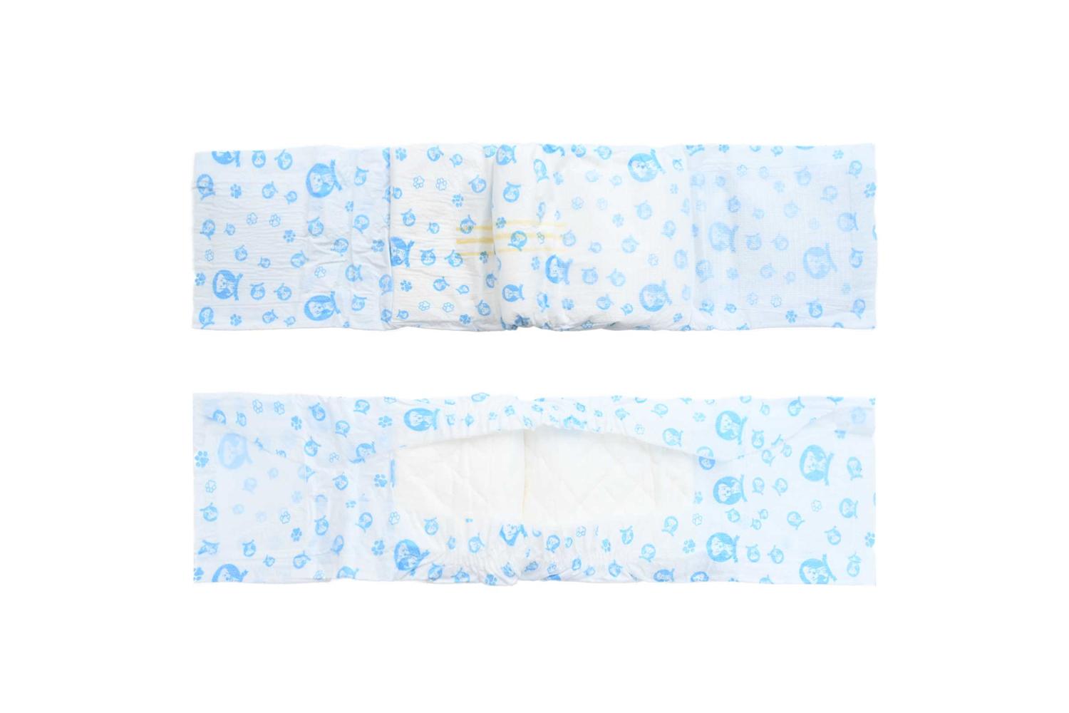 Vidaxl Disposable Dog Diaper Male 30 Pcs White Xl-6