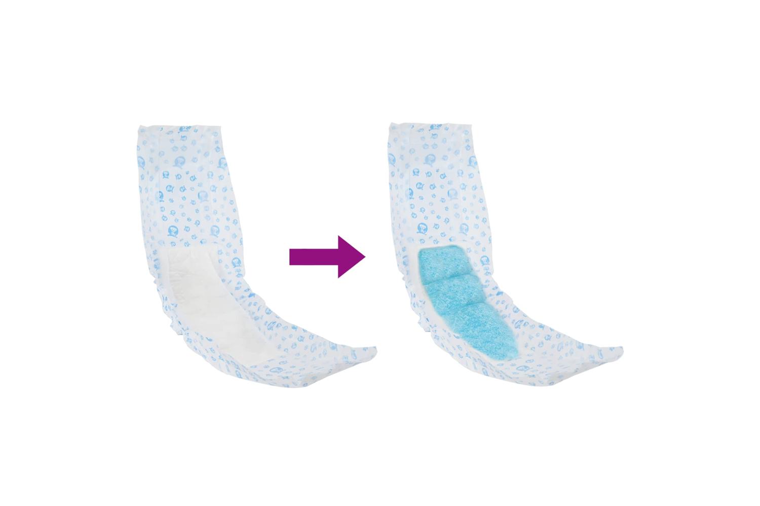 Vidaxl Disposable Dog Diaper Male 50 Pcs White Xl-9