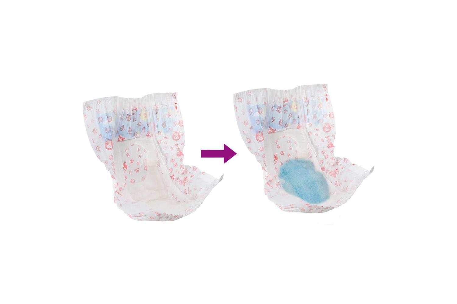 Vidaxl Disposable Dog Diaper Female 50 Pcs White M-9