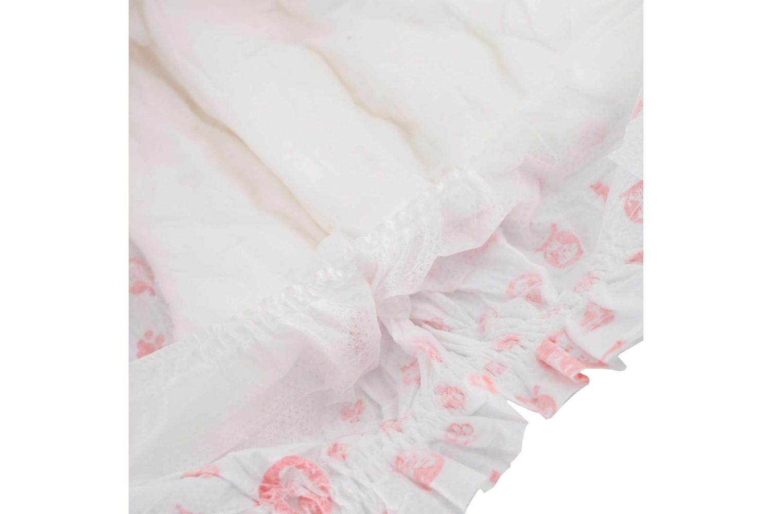Vidaxl Disposable Dog Diaper Female 50 Pcs White L-7