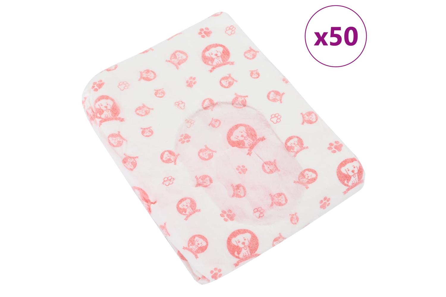 Vidaxl Disposable Dog Diaper Female 50 Pcs White Xl-4