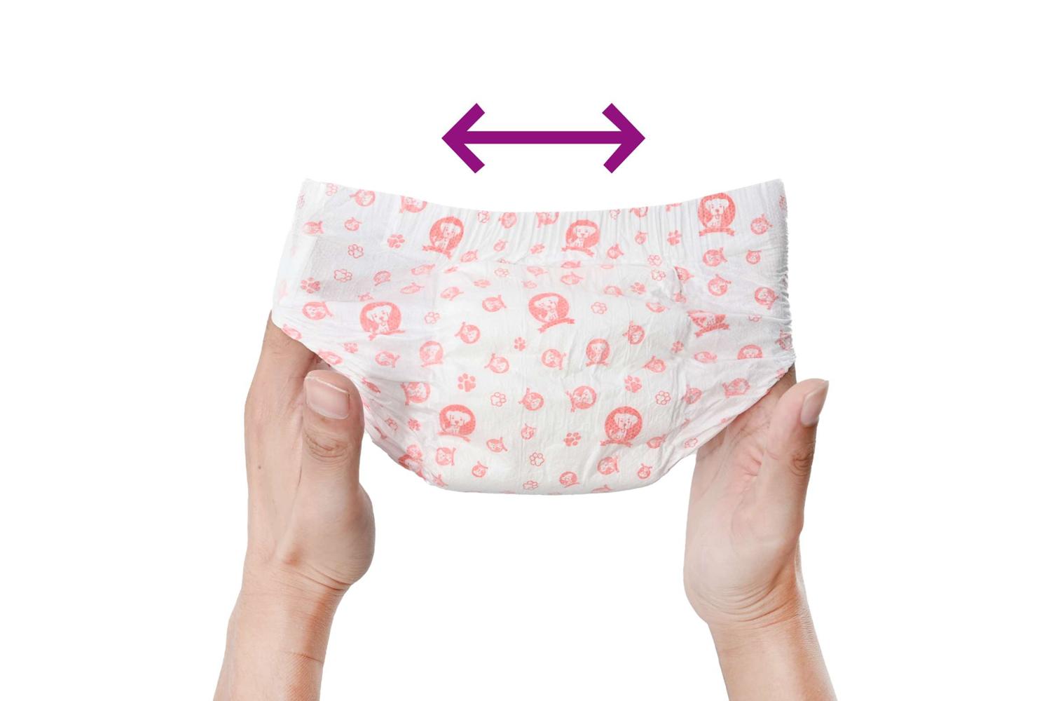 Vidaxl Disposable Dog Diaper Female 50 Pcs White Xl-10