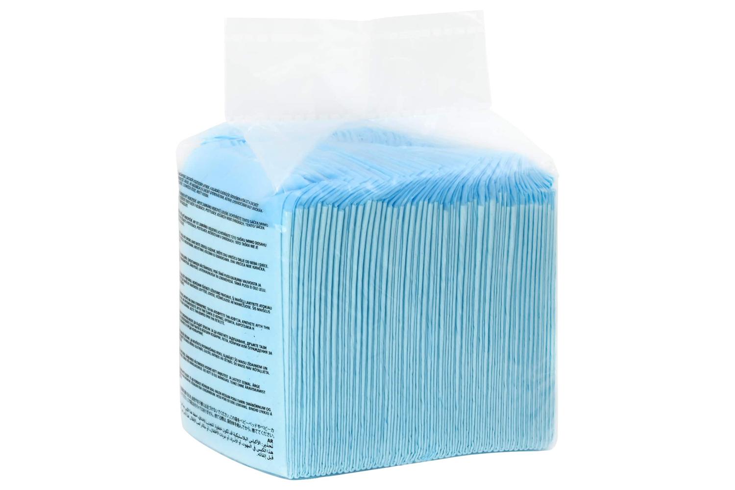 Vidaxl Pet Training Pad 50 Pcs Blue And White 60 X 45 Cm-3