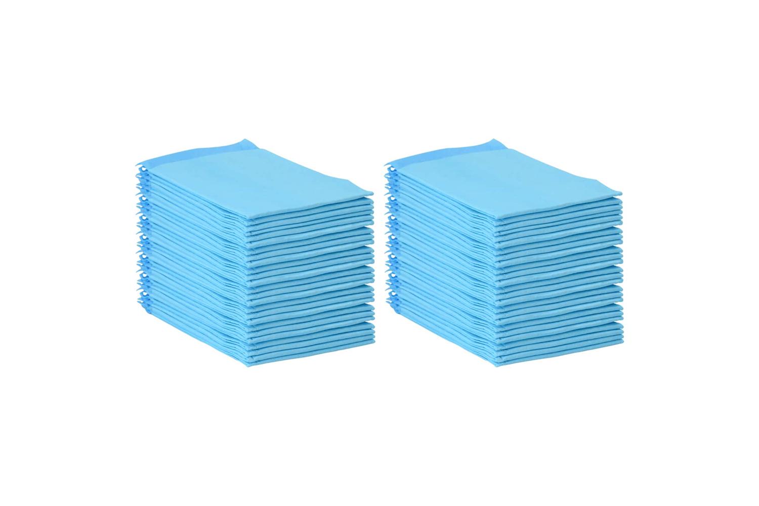 Vidaxl Pet Training Pad 50 Pcs Blue And White 60 X 60 Cm-2