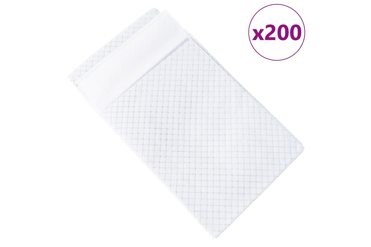 Vidaxl Pet Training Pad Plain 200 Pcs 120 X 80 Cm-3