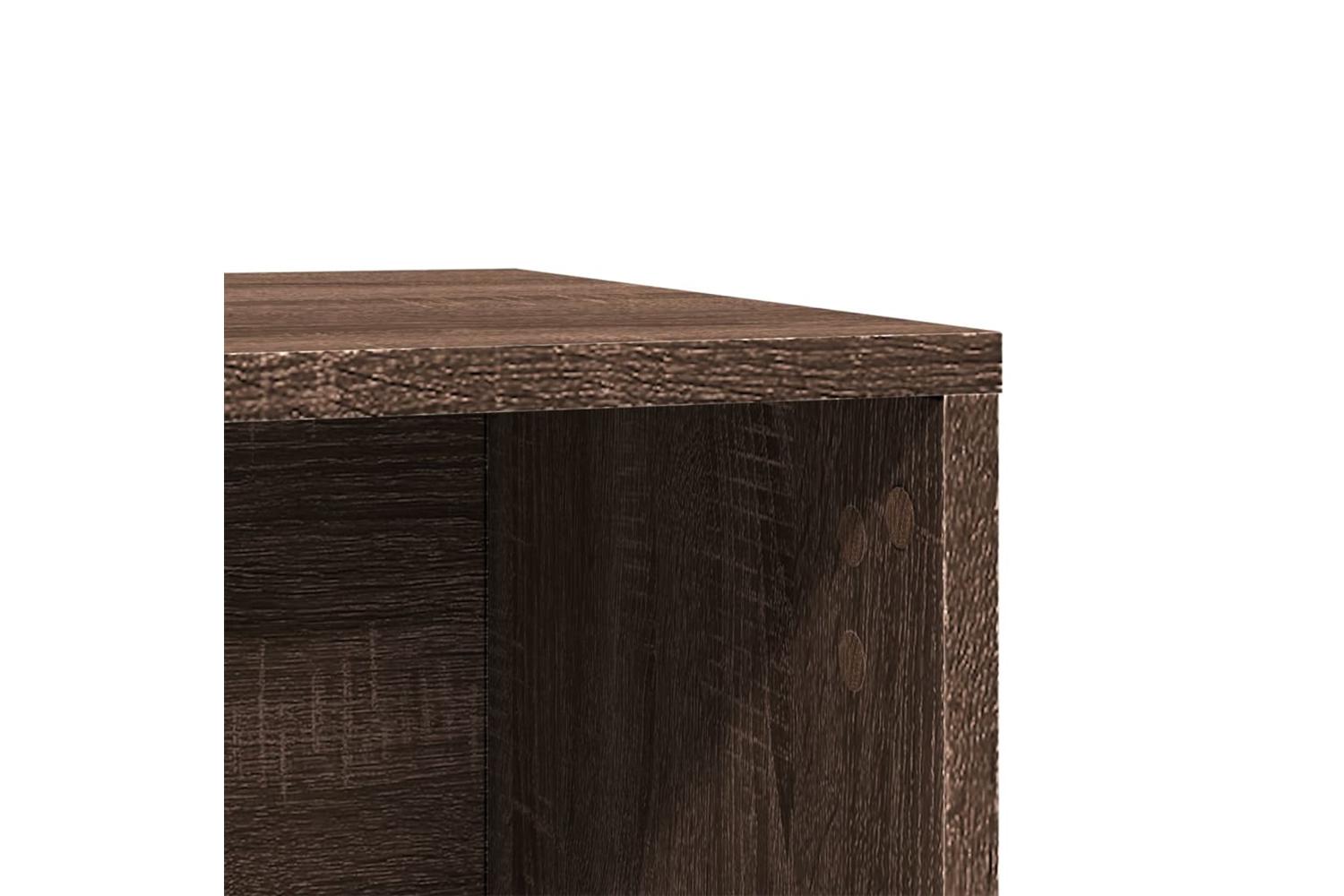 Vidaxl Cat Litter Box Enclosure Brown Oak 80x50x45 Cm Engineered Wood-9