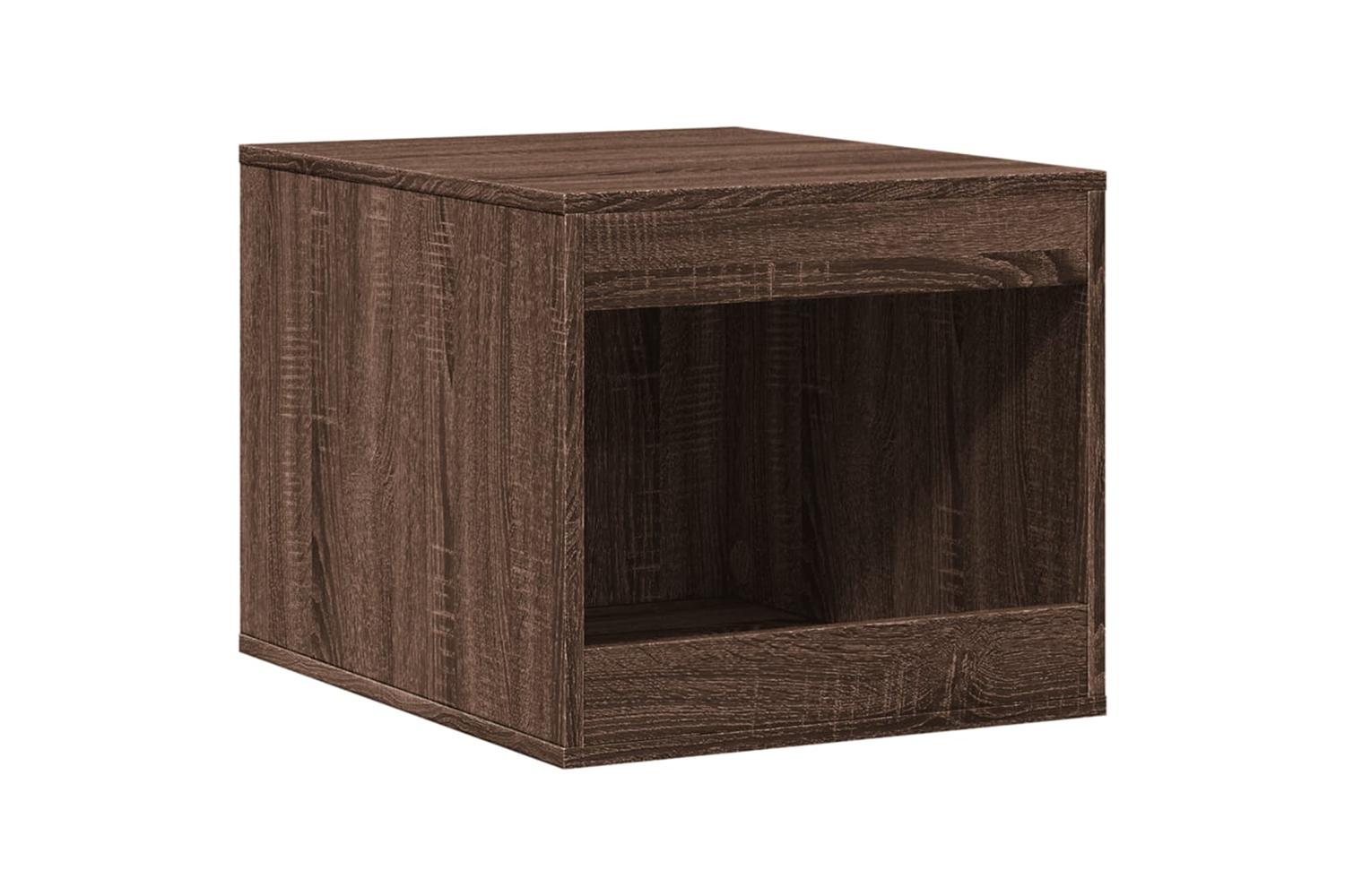 Vidaxl Cat Litter Box Enclosure Brown Oak 47x59x42 Cm Engineered Wood-2