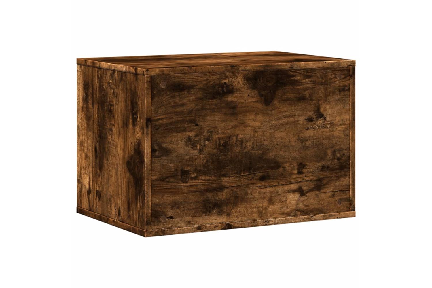 Vidaxl Cat Litter Box Enclosure Smoked Oak 60x40x40 Cm Engineered Wood-7