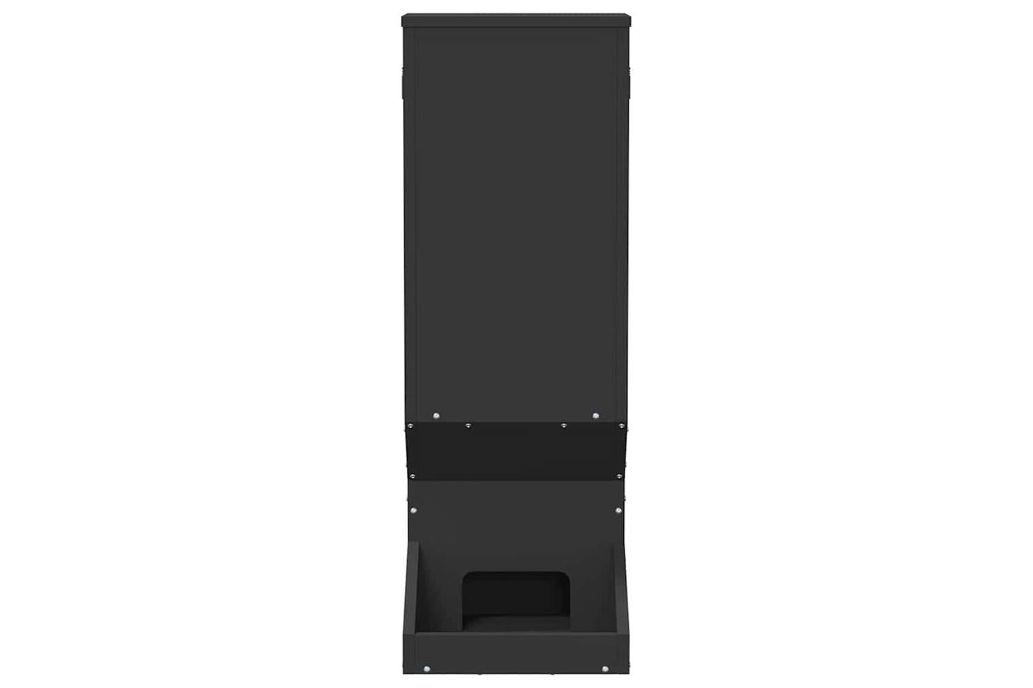 Vidaxl Deer Feeder Black 28 X 30 X 80 Cm Cold-rolled Steel-5