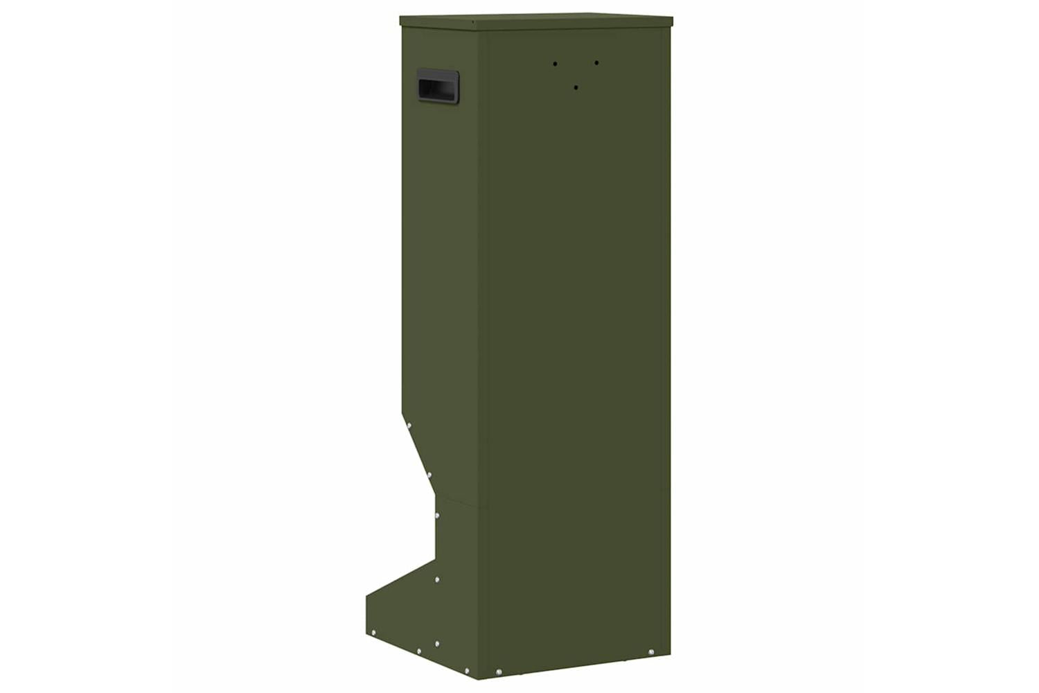 Vidaxl Deer Feeder Olive Green 28 X 30 X 80 Cm Cold-rolled Steel-7