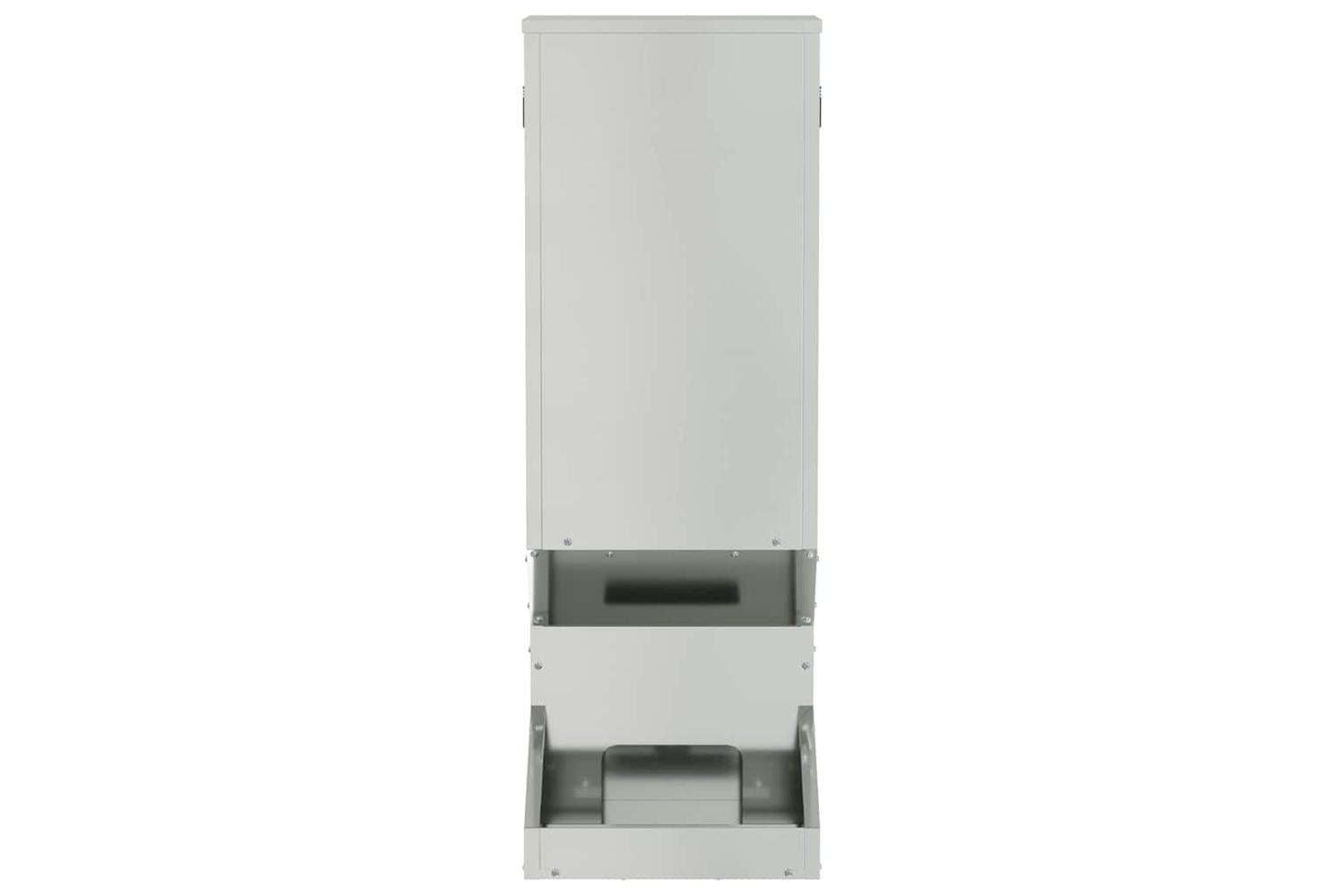 Vidaxl Deer Feeder Silver 28 X 30 X 80 Cm Galvanised Steel-5