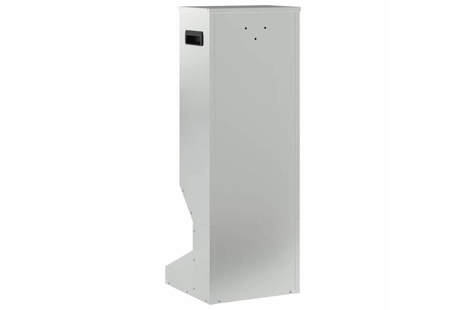 Vidaxl Deer Feeder Silver 28 X 30 X 80 Cm Galvanised Steel-7