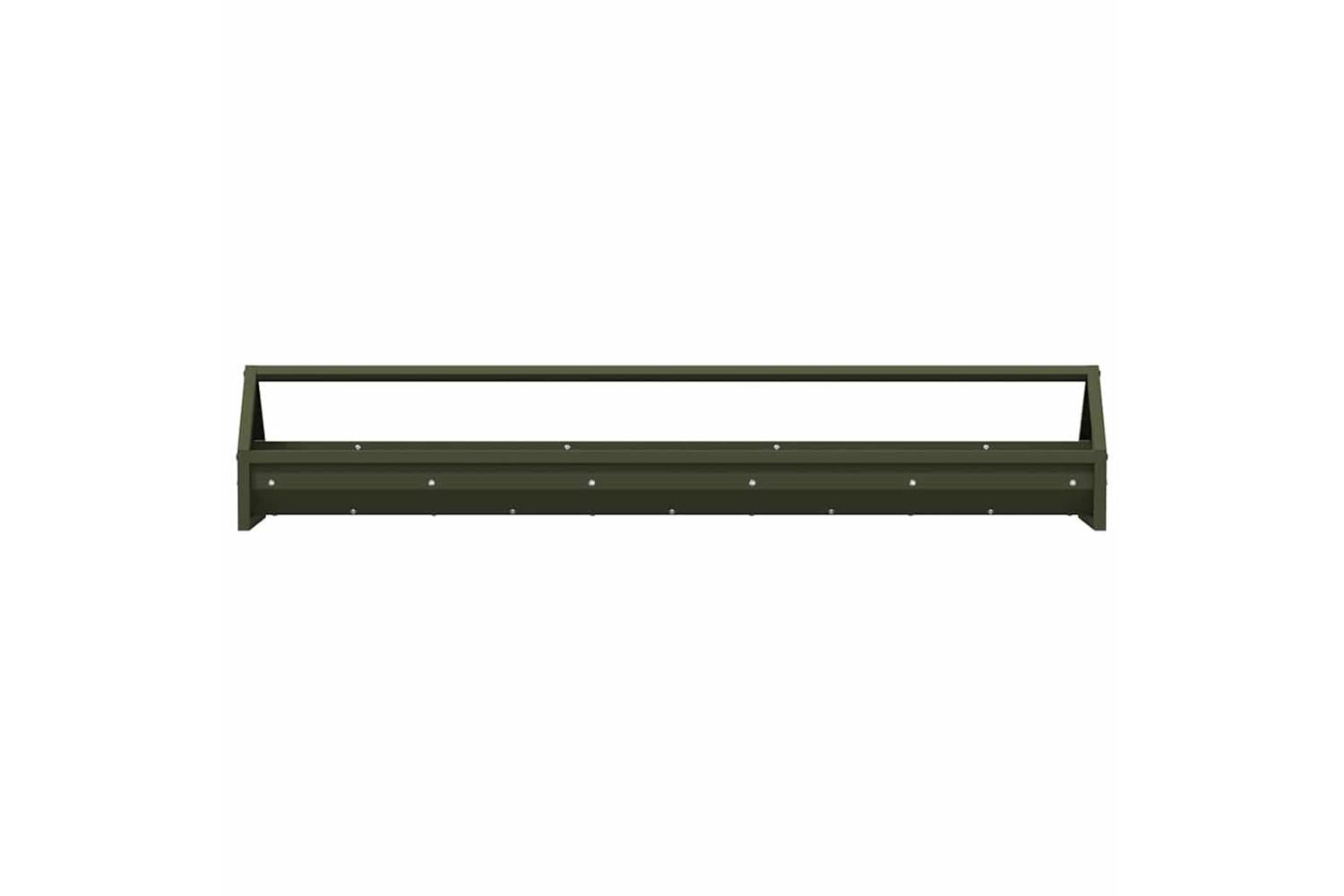 Vidaxl Chicken Feeding Trough Olive Green 108 X 205 X 20 Cm-5