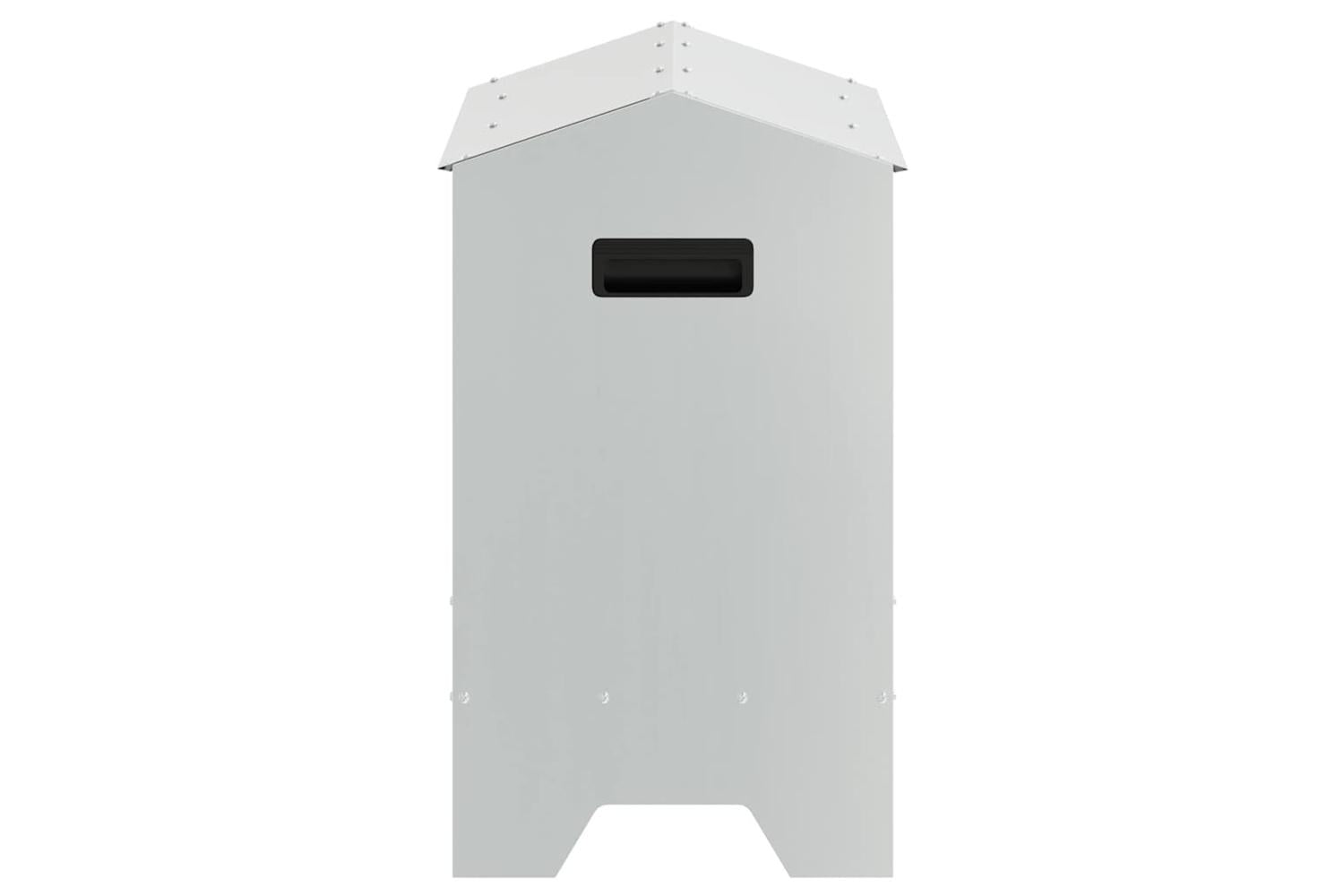 Vidaxl Chicken Feeding Trough Silver 81 X 32 X 535 Cm-6