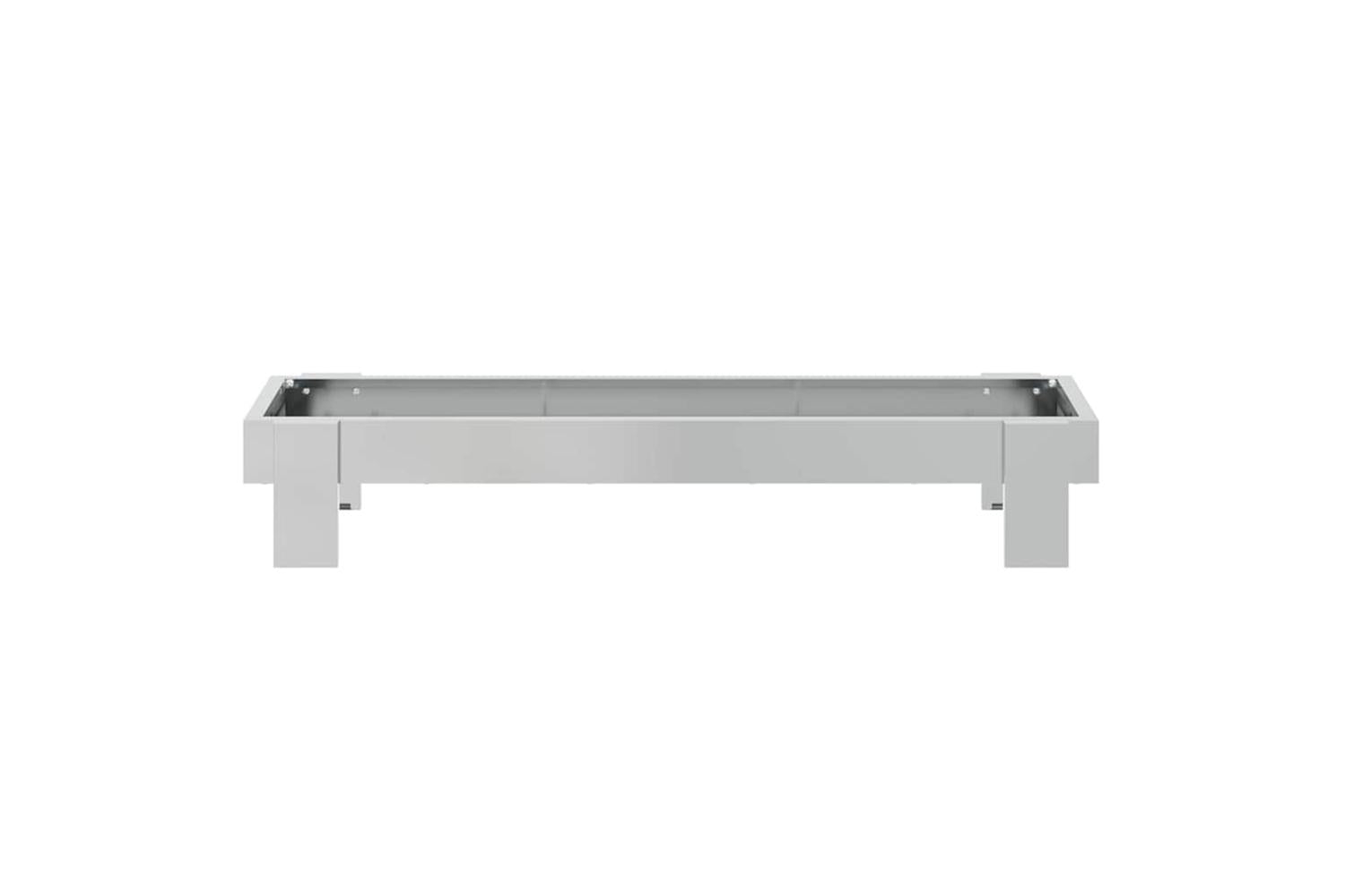Vidaxl Chicken Feeding Trough Silver 80 X 28 X 135 Cm-5