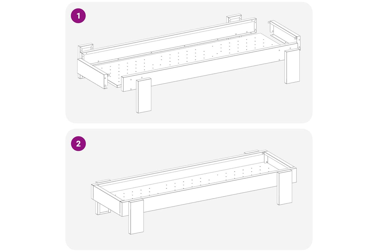 Vidaxl Chicken Feeding Trough Silver 80 X 28 X 135 Cm-8
