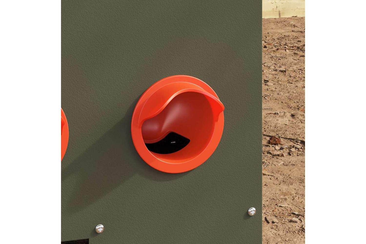 Vidaxl Chicken Feeder Olive Green 605 X 29 X 51 Cm Cold-rolled Steel-3