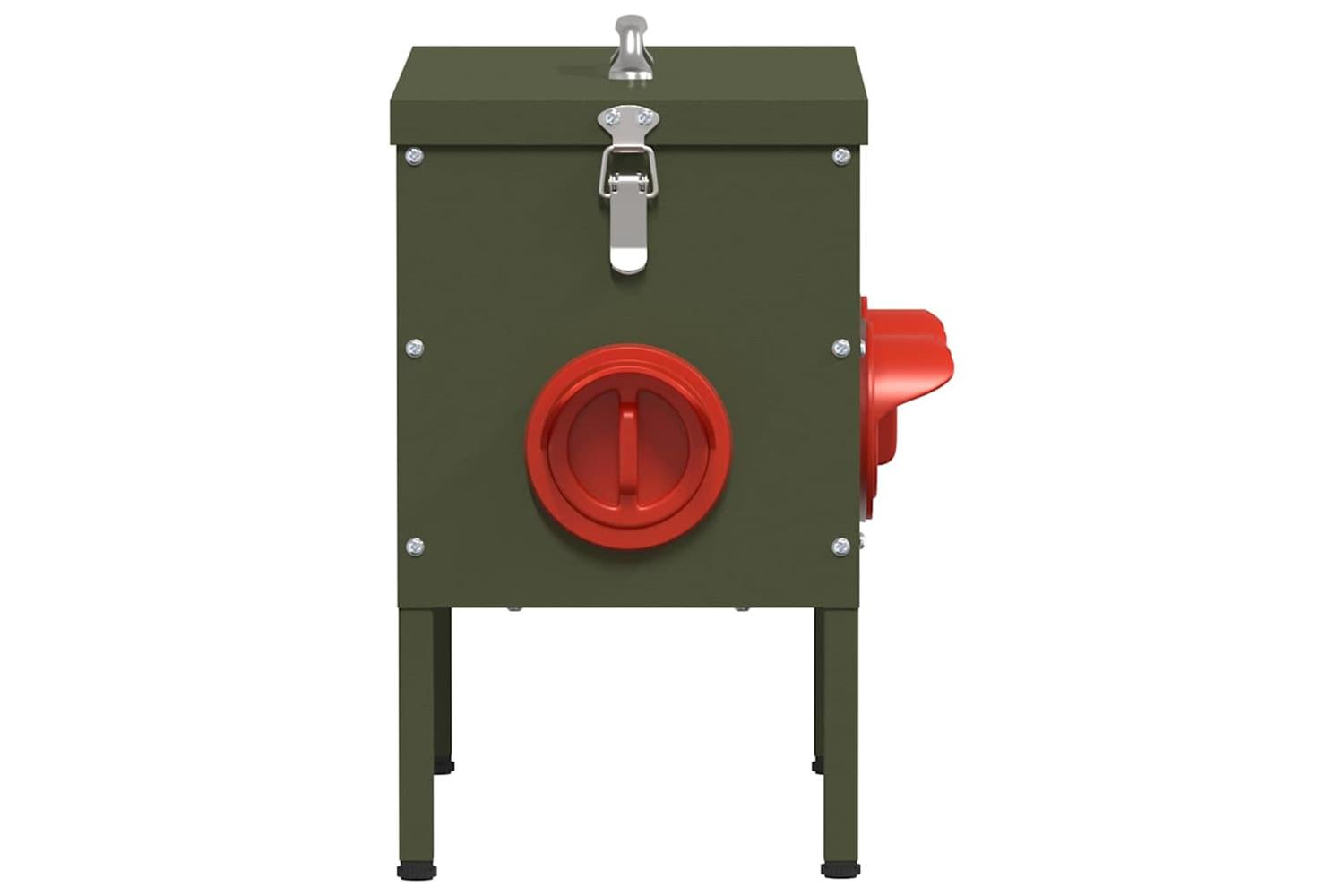 Vidaxl Chicken Feeder Olive Green 415 X 205 X 33 Cm-5