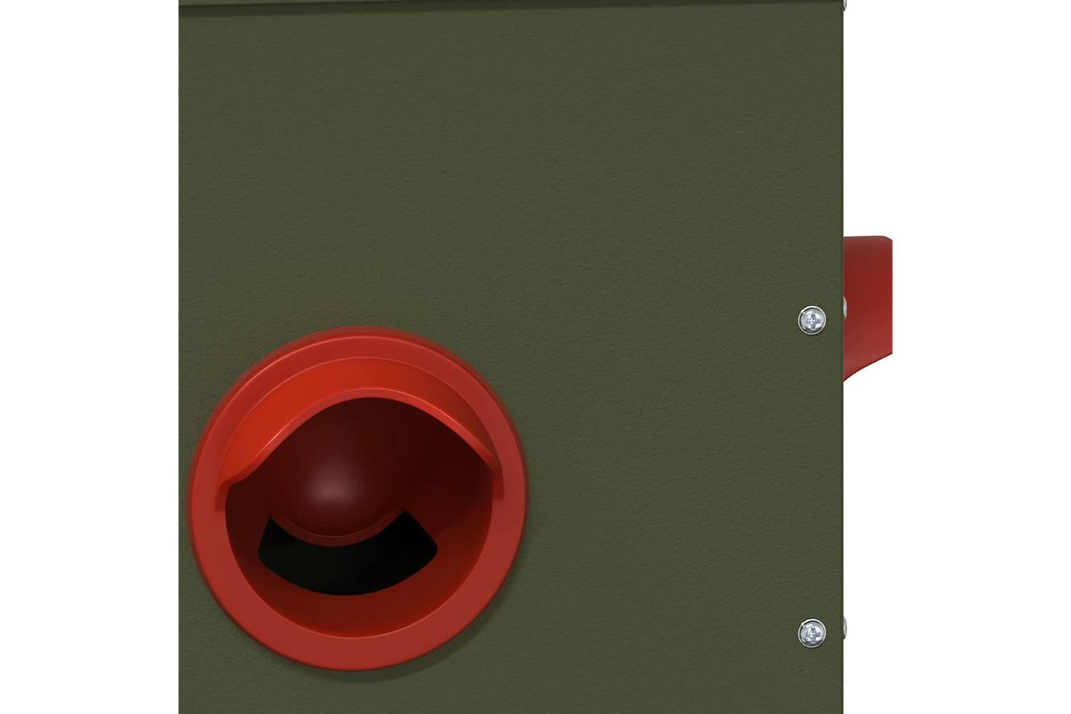 Vidaxl Chicken Feeder Olive Green 415 X 205 X 33 Cm-6