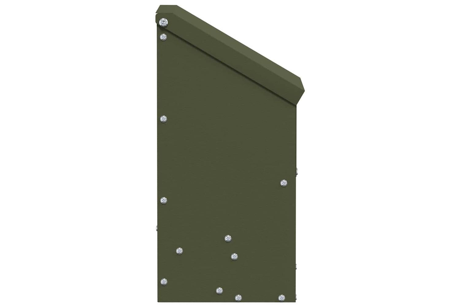 Vidaxl Chicken Feeder Olive Green 21 X 16 X 33 Cm Cold-rolled Steel-5