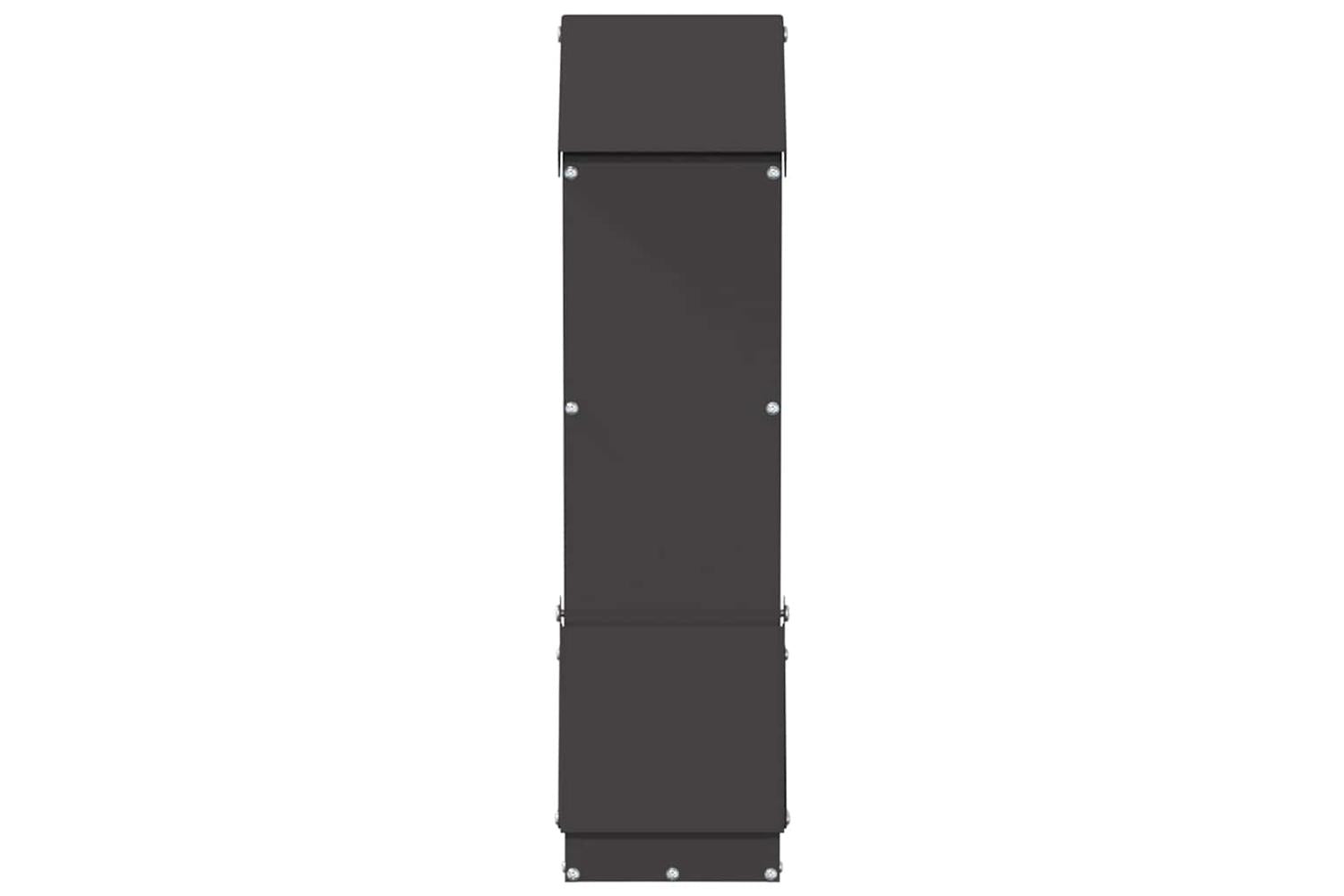 Vidaxl Chicken Feeder Black 13 X 12 X 51 Cm Cold-rolled Steel-5
