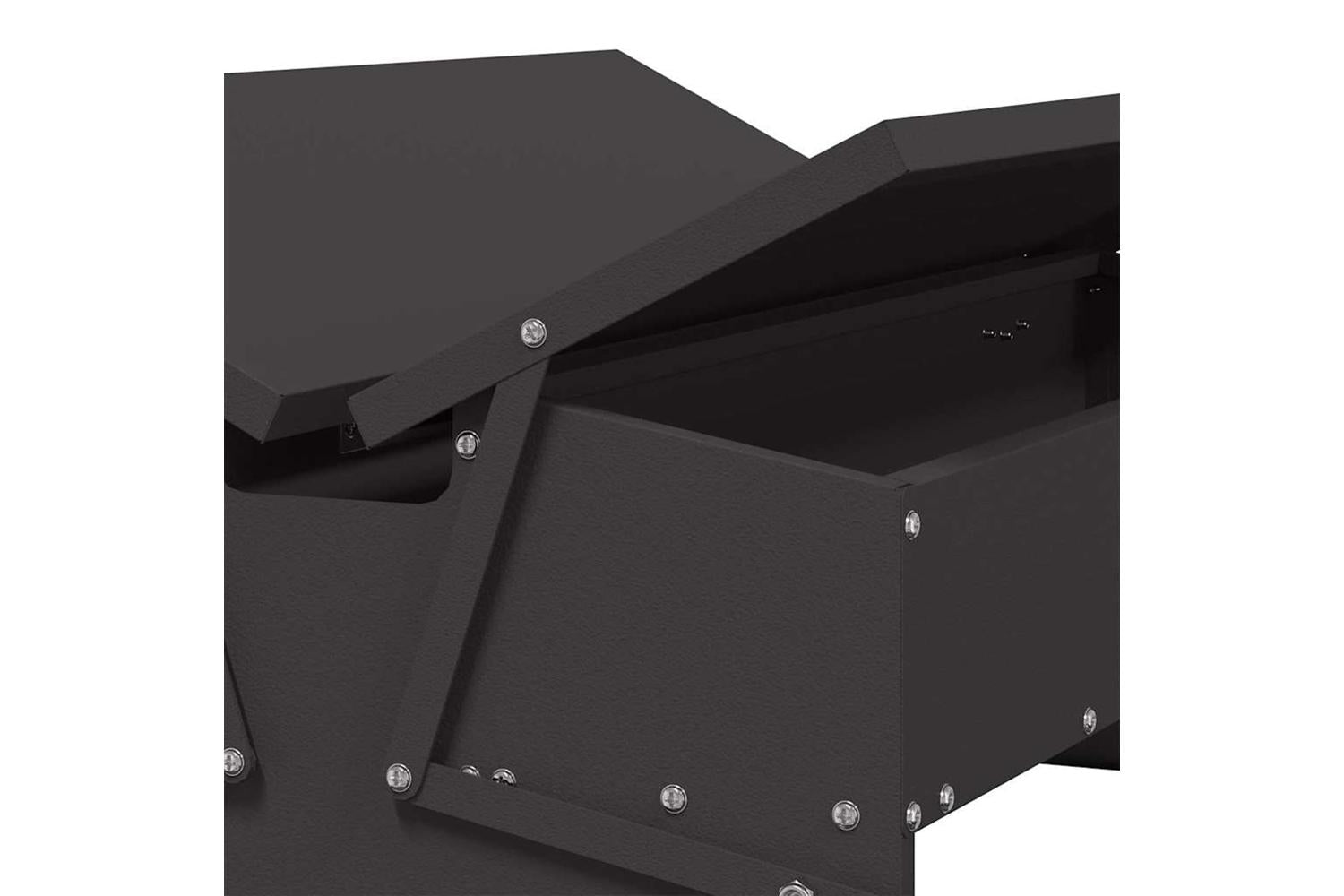 Vidaxl Chicken Treadle Feeder Black 75 X 53 X 205 Cm-9