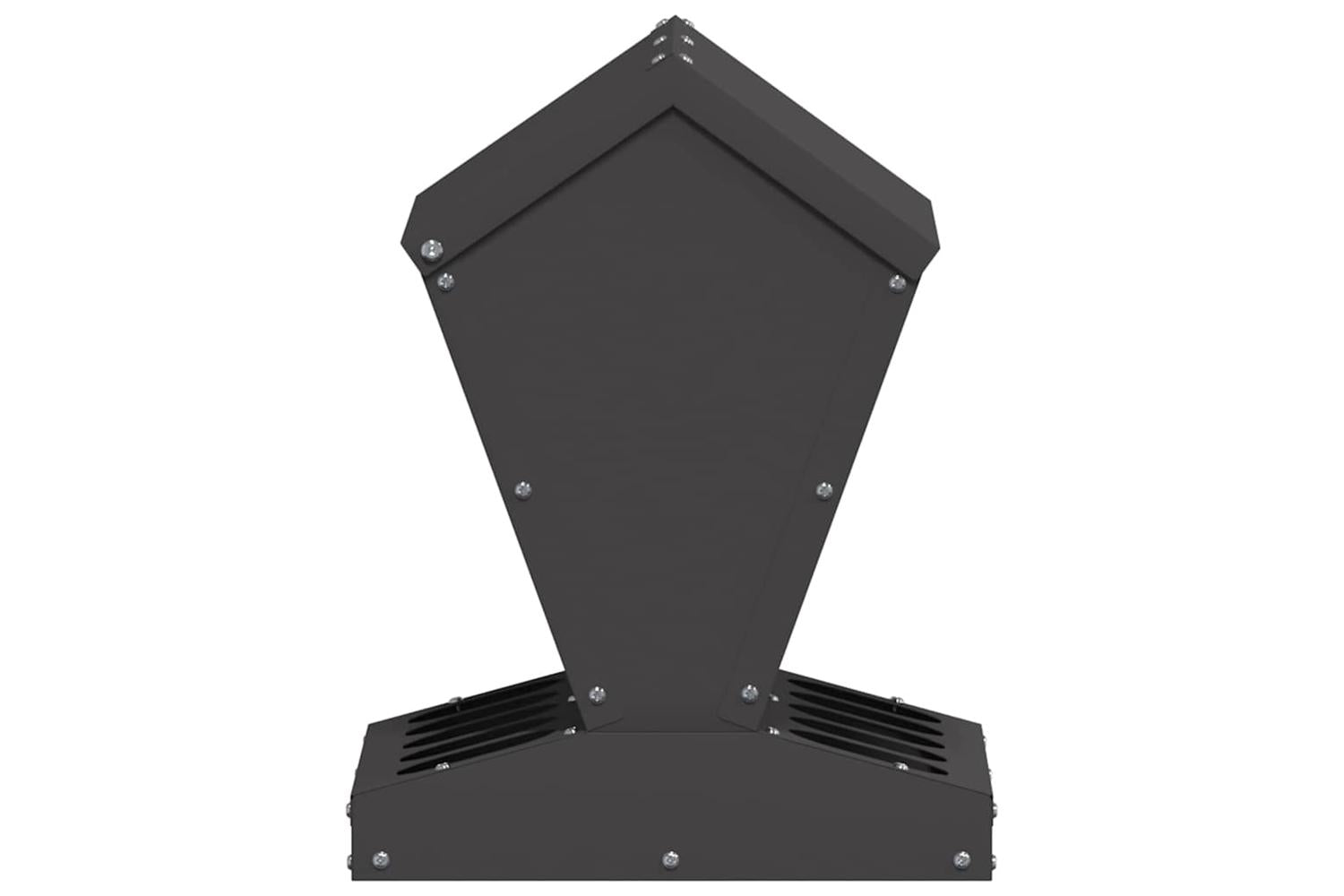Vidaxl Chicken Feeder Black 30 X 30 X 39 Cm Cold-rolled Steel-6