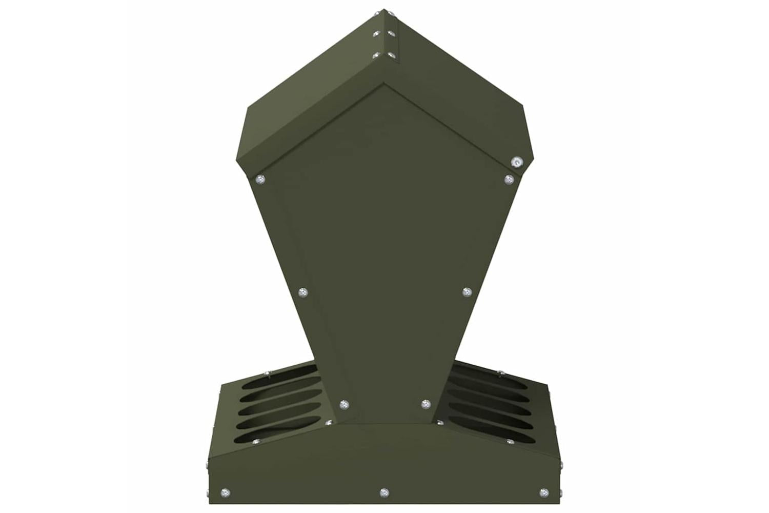 Vidaxl Chicken Feeder Olive Green 30 X 30 X 39 Cm Cold-rolled Steel-6