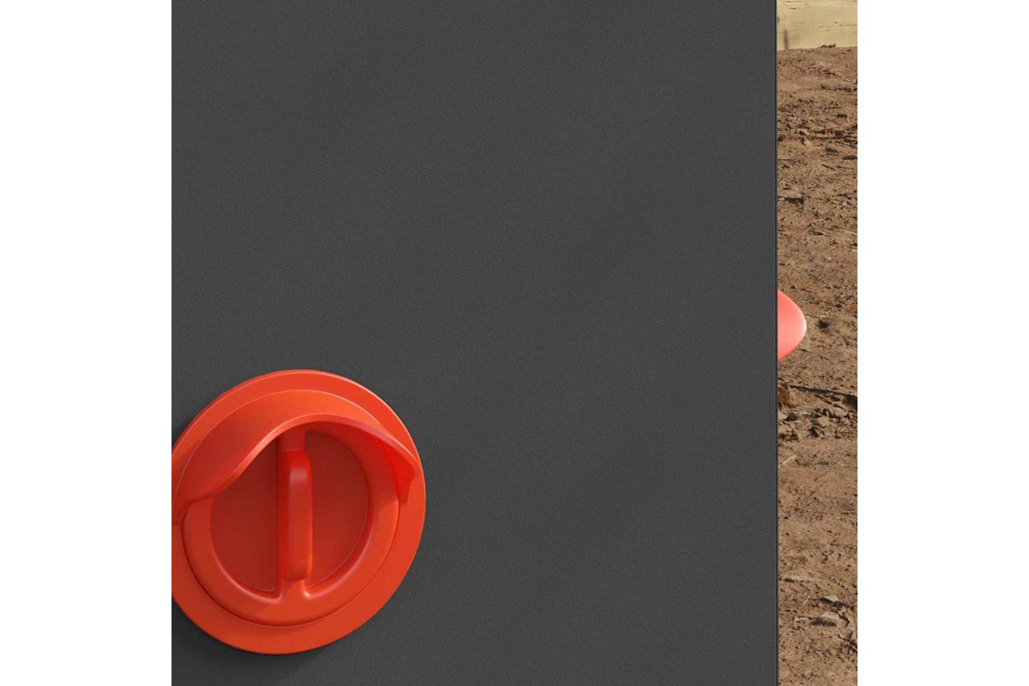 Vidaxl Chicken Feeder Black 325 X 205 X 43 Cm Cold-rolled Steel-3
