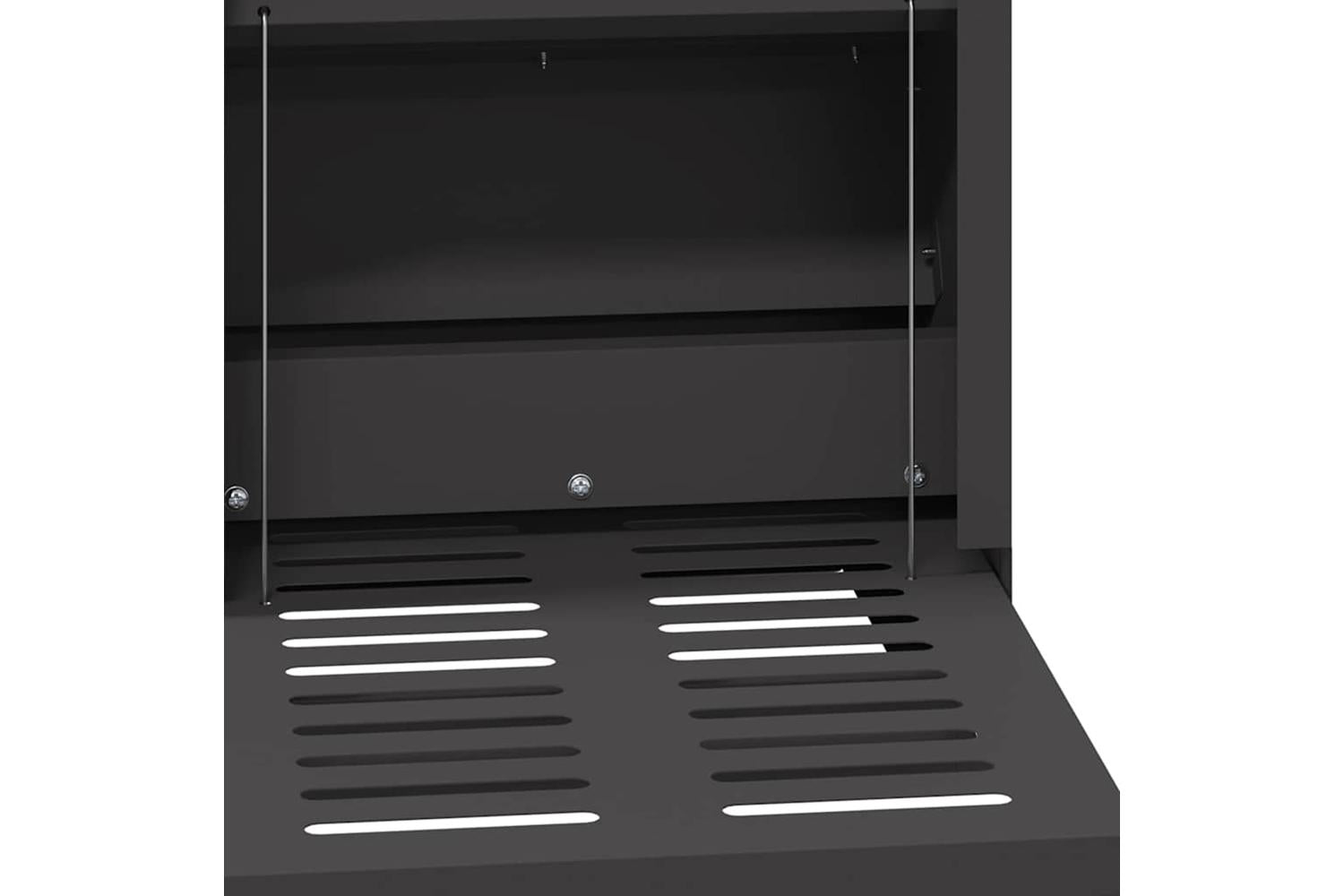 Vidaxl Chicken Treadle Feeder Black 25 X 42 X 40 Cm Cold-rolled Steel-8