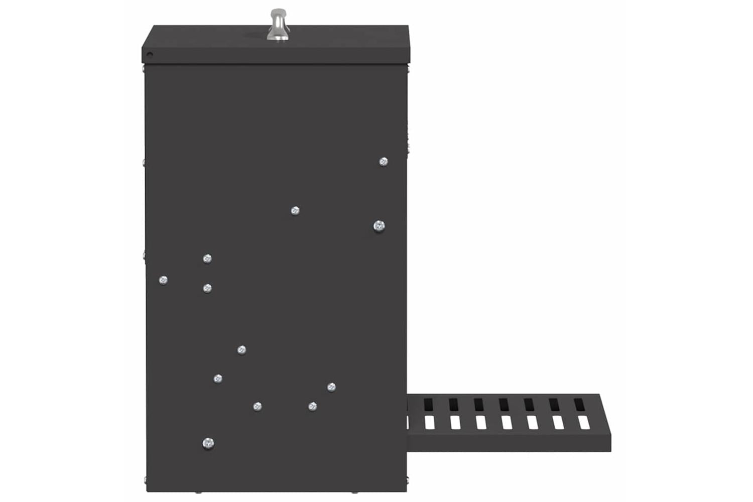 Vidaxl Chicken Treadle Feeder Black 33 X 42 X 40 Cm Cold-rolled Steel-5