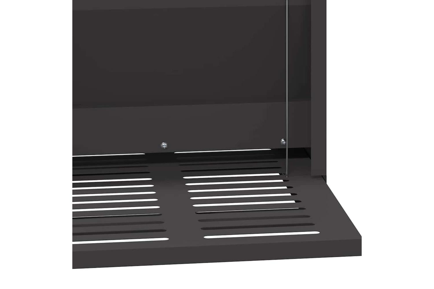 Vidaxl Chicken Treadle Feeder Black 33 X 42 X 40 Cm Cold-rolled Steel-6