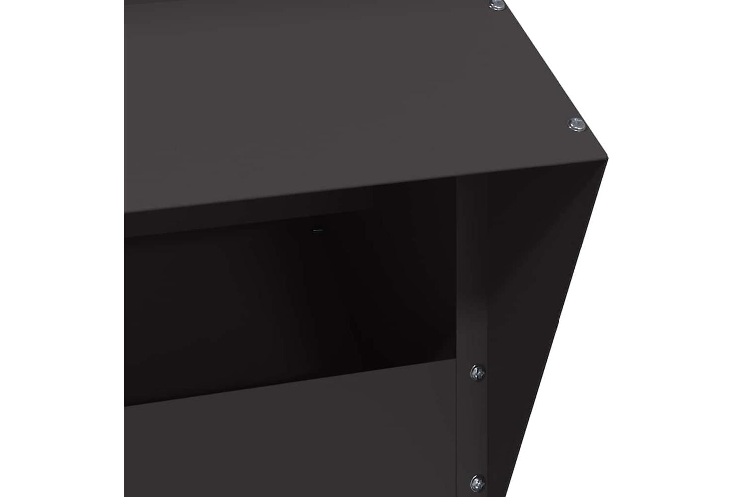 Vidaxl Chicken Feeder Black 35 X 305 X 435 Cm Cold-rolled Steel-6