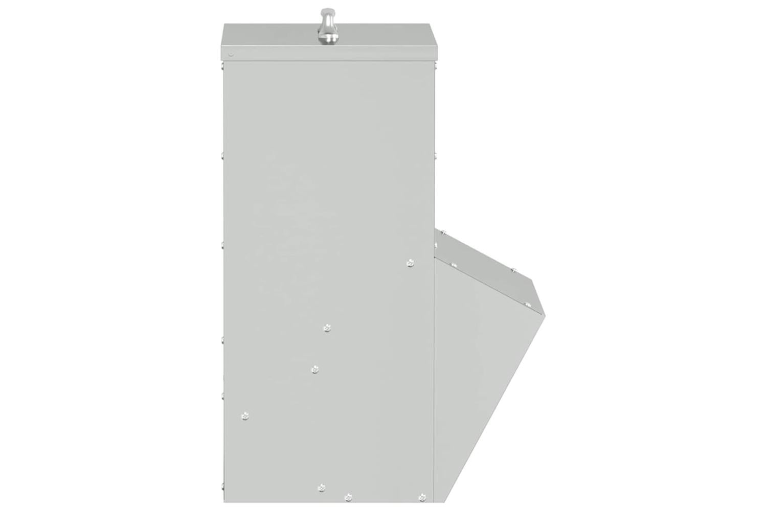 Vidaxl Chicken Feeder Silver 35 X 305 X 435 Cm Galvanised Steel-5