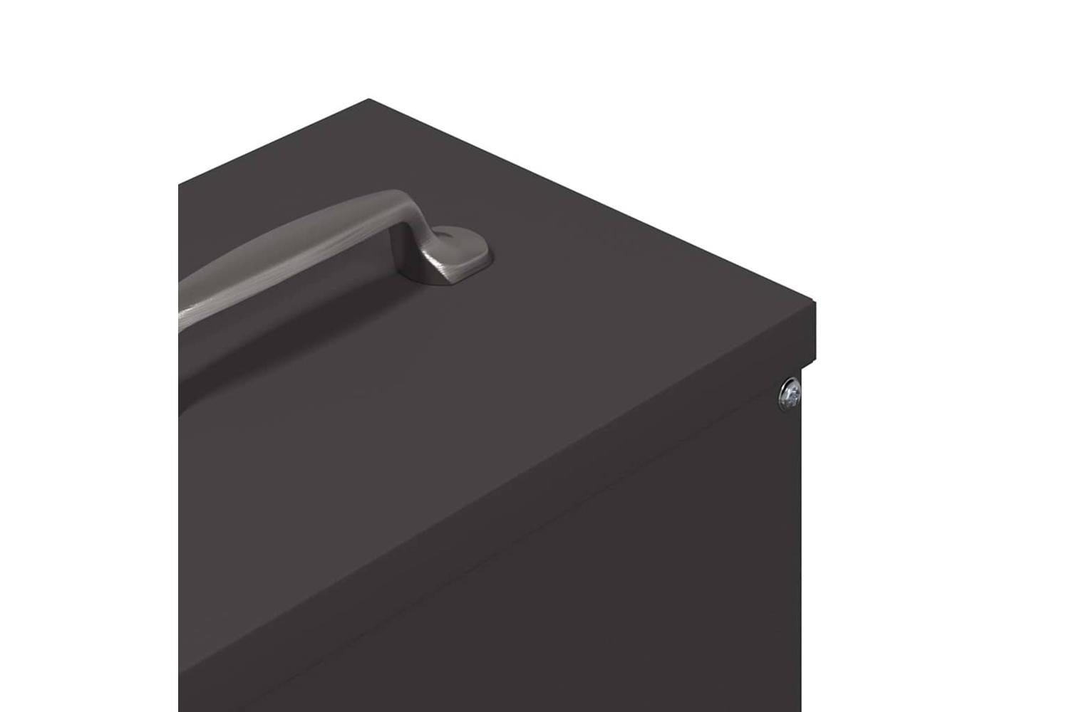 Vidaxl Chicken Feeder Black 20 X 25 X35 Cm Cold-rolled Steel-7