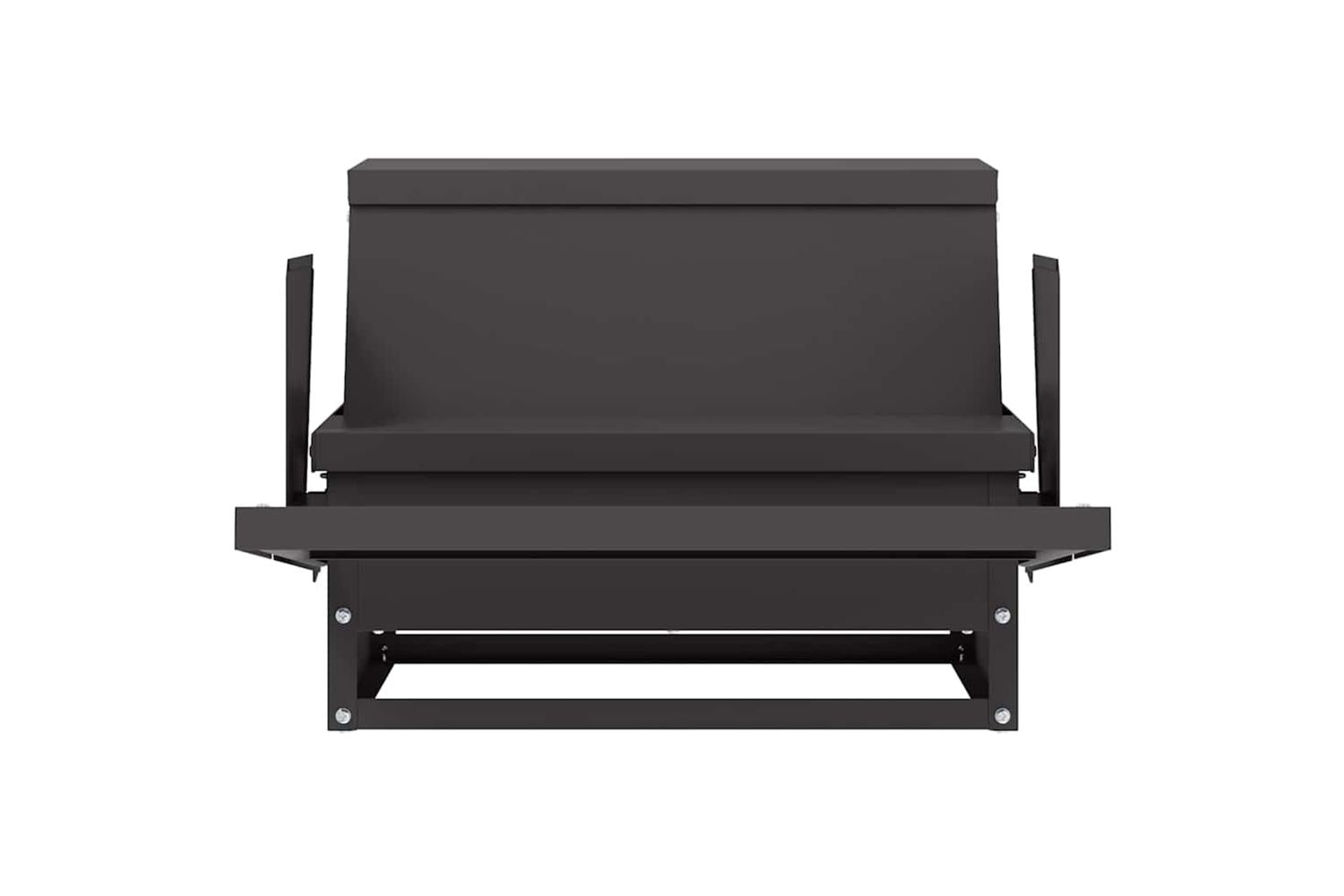 Vidaxl Chicken Treadle Feeder Black 50 X 40 X 29 Cm Cold-rolled Steel-6