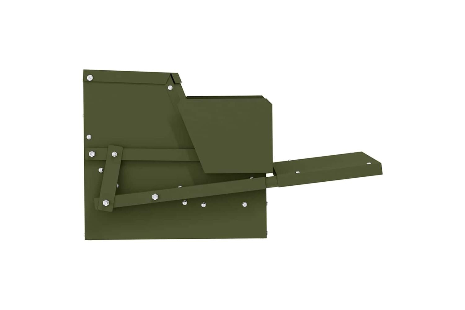 Vidaxl Chicken Treadle Feeder Olive Green 50 X 40 X 29 Cm-7