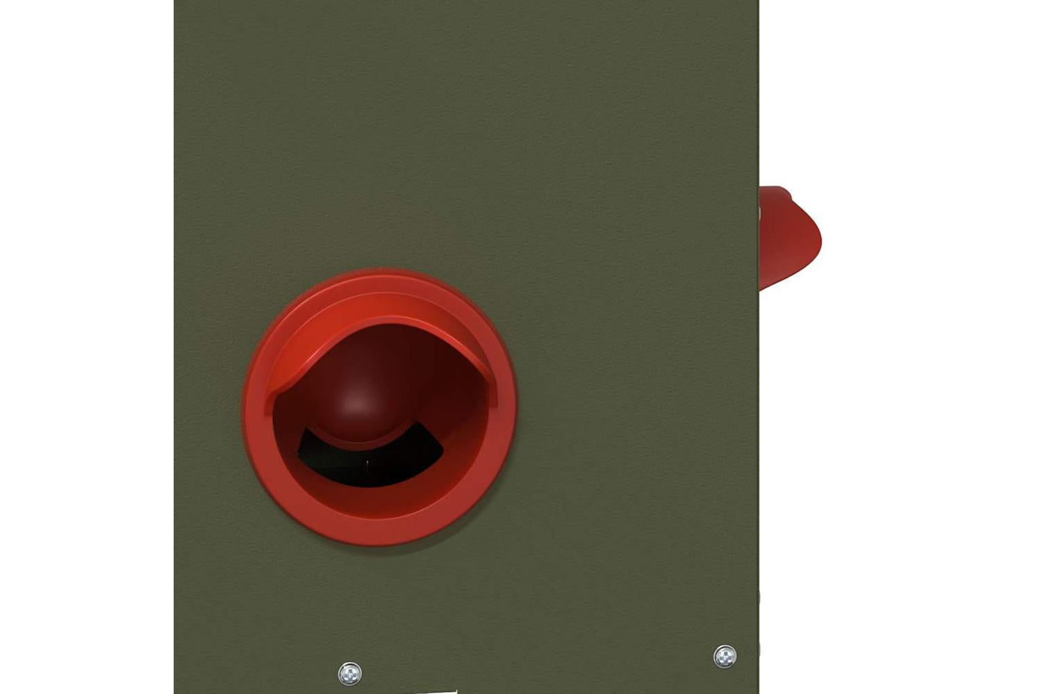 Vidaxl Chicken Feeder 2 Pcs Olive Green 405 X 25 X 38 Cm-7