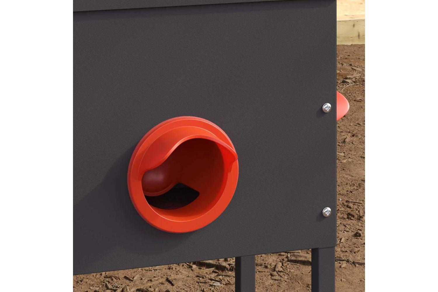 Vidaxl Chicken Feeder 2 Pcs Black 415 X 205 X 33 Cm-3