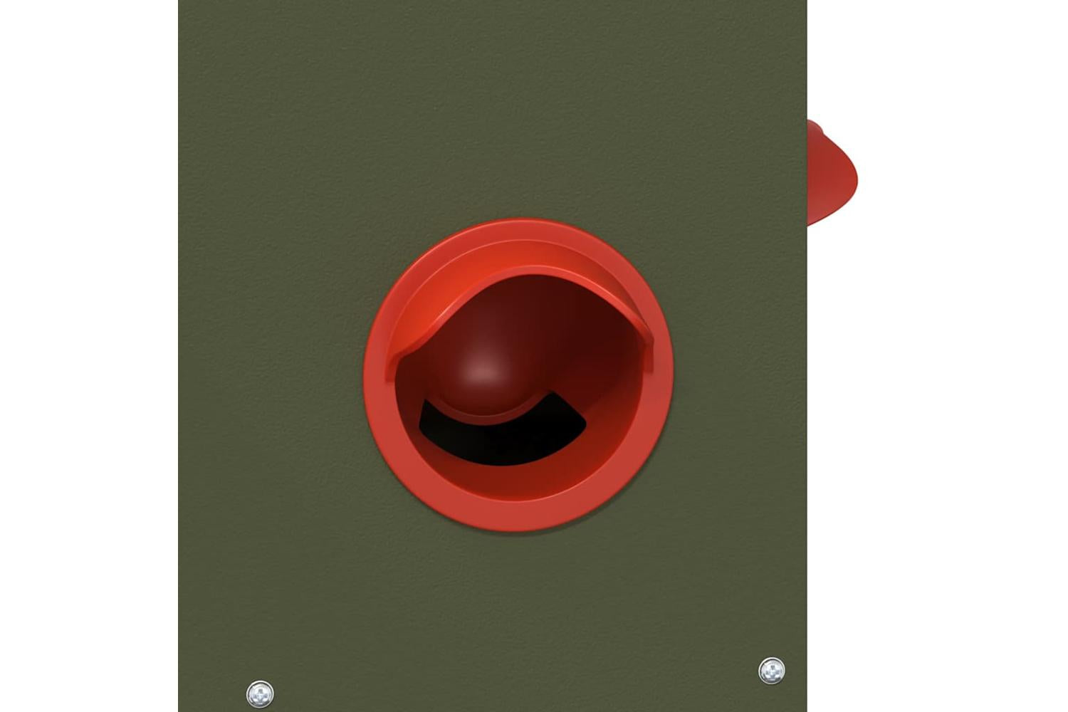 Vidaxl Chicken Feeder 2 Pcs Olive Green 325 X 205 X 43 Cm-10
