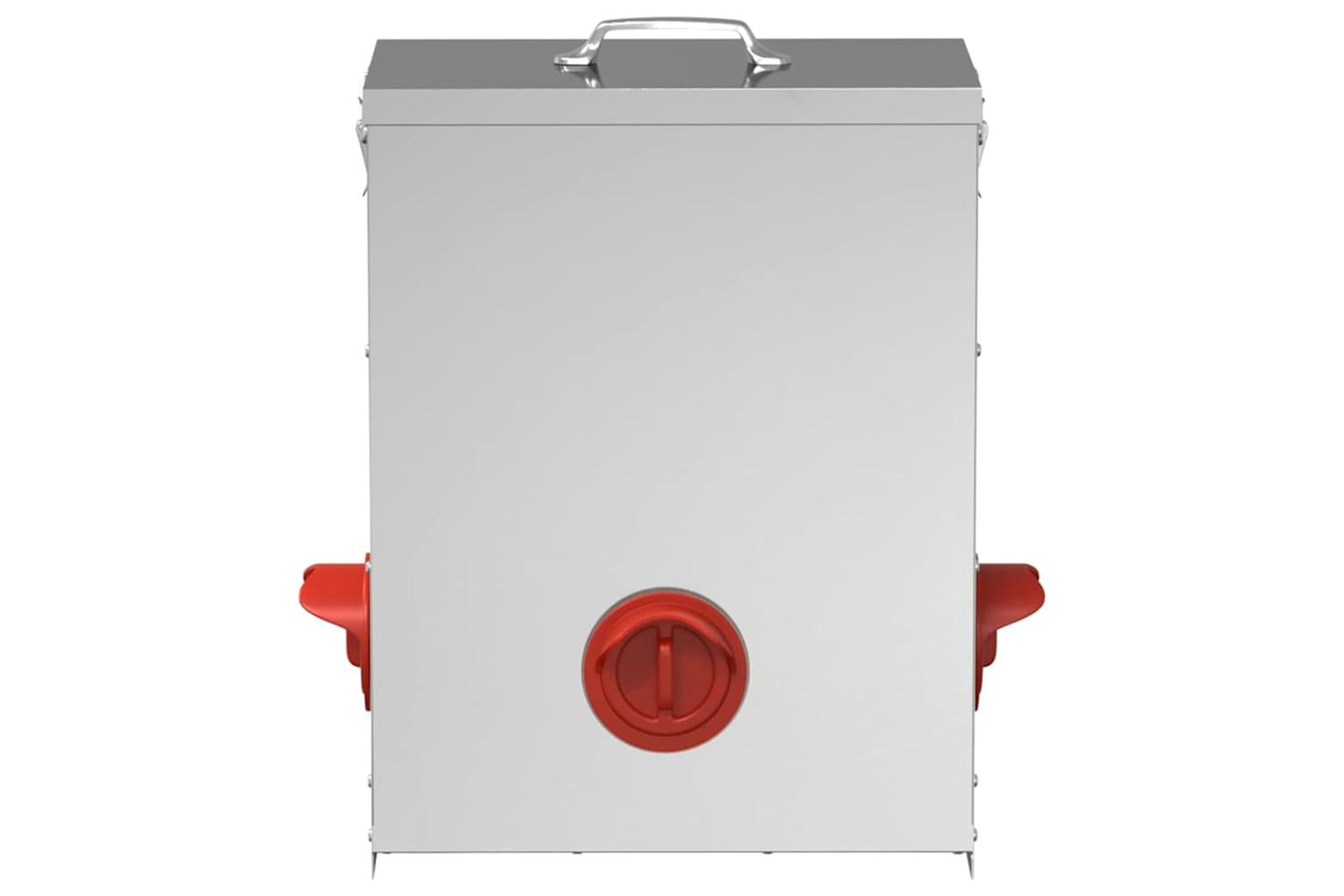Vidaxl Chicken Feeder 2 Pcs Silver 325 X 205 X 43 Cm-5