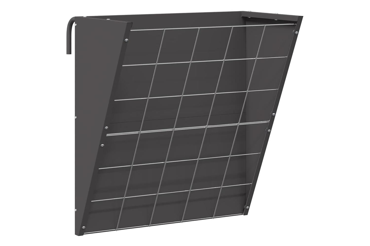 Vidaxl Hanging Hay Feeder Black 61 X 33 X 66 Cm Cold-rolled Steel-2