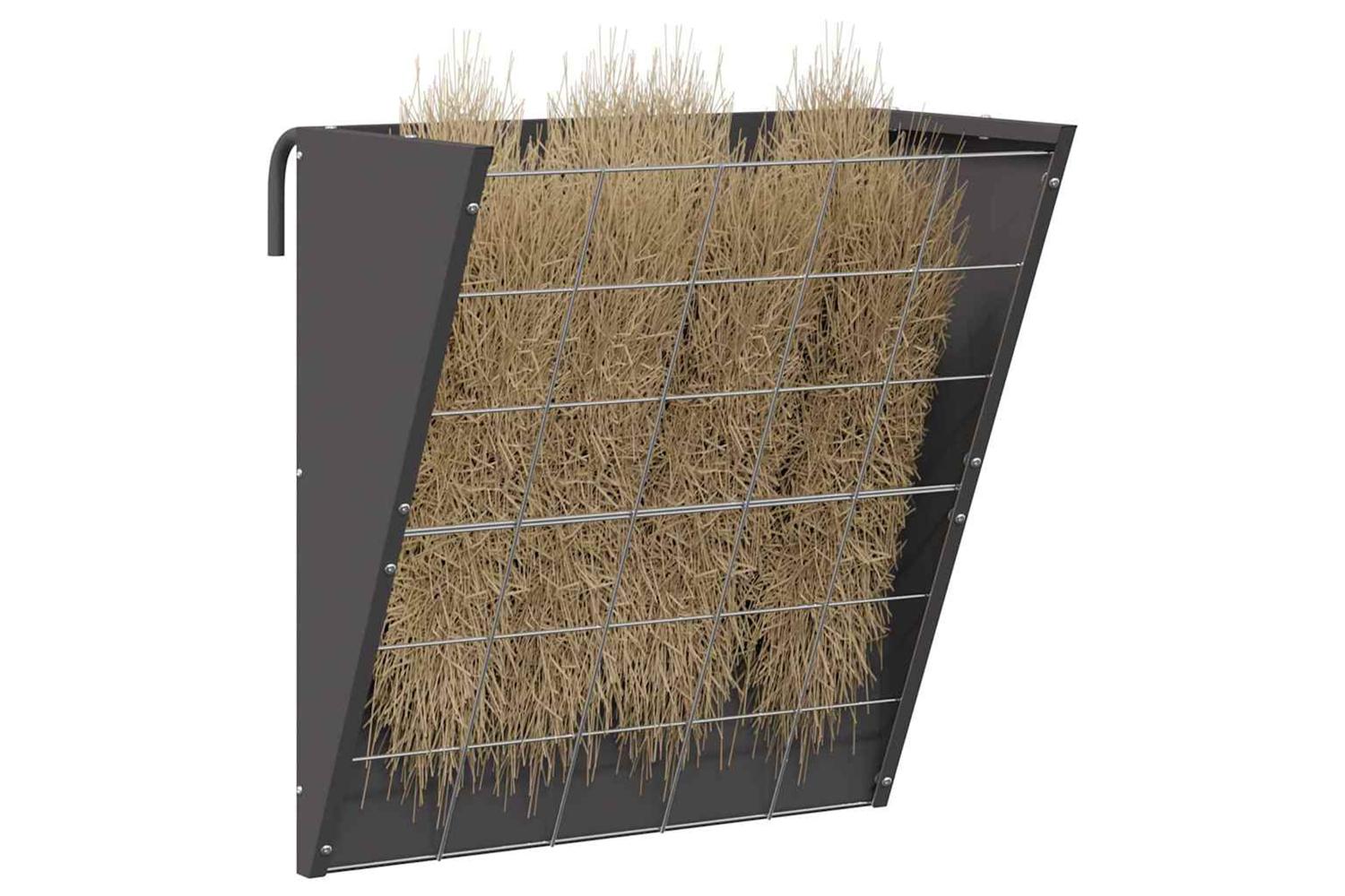 Vidaxl Hanging Hay Feeder Black 61 X 33 X 66 Cm Cold-rolled Steel-3